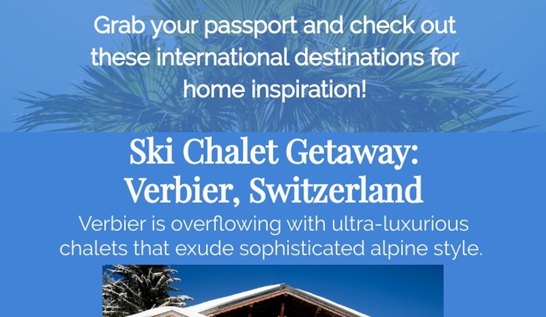 4 Destinations for Home Design Inspirations